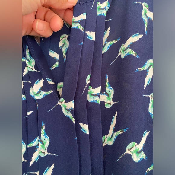 41 Hawthorne Women’s 3/4 length tie sleeve vneck blouse - Picture 4 of 4